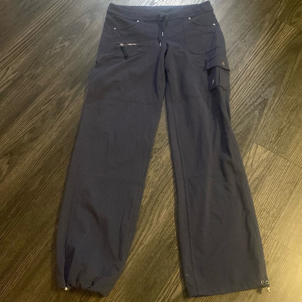🍍ATHLETA ADJUSTABLE ANKLE Pants 🍍SIZE Med Tall🍍Navy🍍Q-1